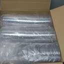 50PCS 12 oz Clear Cups with Lids and Straws, Plastic Disposable Coffee Smoothie Milkshake Juice Cups To Go, Iced Drink Cold Beverage Cup for Home, Office, BBQ, Parties, Outdoor Events, Travel