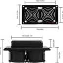 Exhaust Fan, Air Vent Ventilation Fan,12V Side Vent Fan for Motorhome Camper Boat Marine Yacht