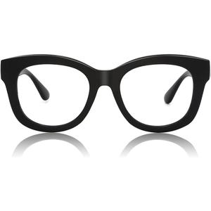 JiSoo Oversized Reading Glasses for Women Men, Stylish Designer Readers Women with Large Frame
