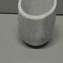 Gusto Nostro Marble Wine Chiller Bucket  750ml Wine Bottle Cooler and Champagne Chiller for Party, Kitchen, Bar Cart Decor to Chill & Keep Bottles Cold with Unique Wine Lovers Gift Box (White)