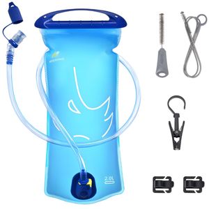 N NEVO RHINO Hydration Bladder 2L-3L,Water Reservoir for Hiking Backpack Leak Proof Water Storage Bladder,BPA-Free Water Pouch Hydration Pack for Camping Cycling Running