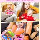 Exorany Busy Board Montessori Toys for Toddler Girl Birthday Gifts, Busy Book Sensory Learning Toys for Toddlers, Toddler Girl Airplane Car Travel Toy Educational Activities, Medium