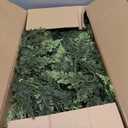 2 Pcs Artificial Cedar Garlands, 6 FT Real Touch Winter Cedar Garland, Green Artificial Greenery Pine Garland for Table, Mantle, Wall, Indoor, Outdoor Christmas Decorations