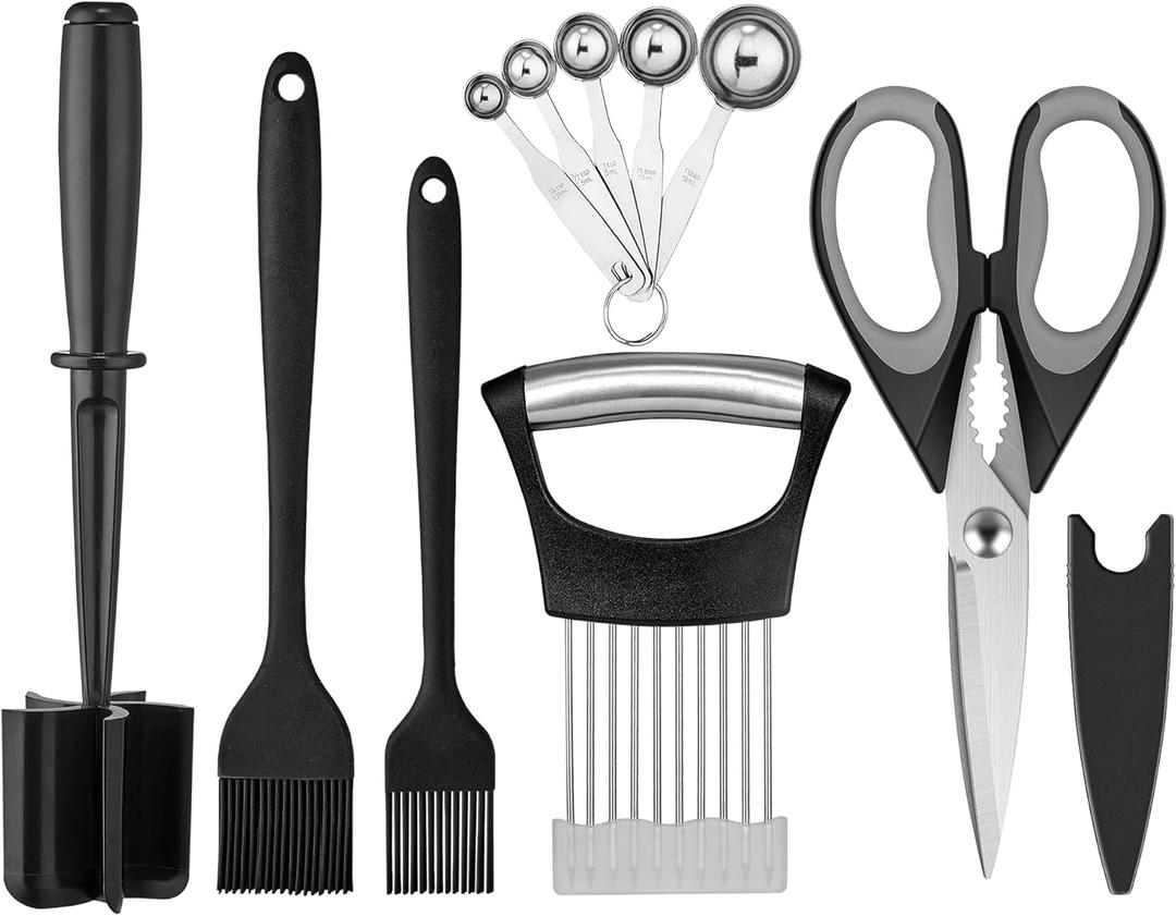 Kitchen Gadgets Set - 6 Pcs Cooking Utensils Collection - Essential Cooking Tools for Home Chefs - Durable Kitchen Accessories & Cooking Appliances