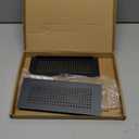 PATIKIL 8 x 3 Inch Door Air Vent Cover, 2 Pcs Aluminum Grille Ventilation Cover Louvered Diamond Hole with Mounting Screws for Cabinet Wardrobe Door, Black