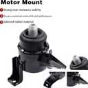 Engine Motor and Transmission Mount Kit, Compatible with 2003-2008 Mazda 6 2.3L L4 Engine,Replace OE A3907 GJ6A39070 A6494 GK2E39060D A6497 GK2A3904XB GK2A39040 GK2A39040A Set of 3