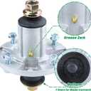 3 Pack AM136733 Spindle Assembly Replaces John Deere AM137483 Spindle AM143469 AM134292 AM137097 for John Deere X300 X300R X304 X310 X324 Z225 Z235 Z245 42" Lawn Tractors