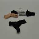 Jo & Bette Lace Thongs for Women - 6 Pack Low Rise Thongs - Lace Panties Cotton Underwear Women Sexy No Show Soft, S