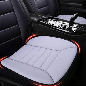 Pack Of 1 MYFAMIREA Car Seat Cushion Pad 1.2" Thick Comfort Seat Protector for Car Driver Seat Office Chair Home Use Memory Foam Seat Cushion with Non Slip Bottom, 20'' x 18.5'', Gray