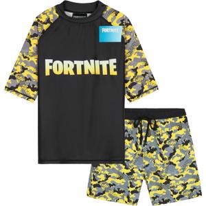 Get Trend Minecraft |Pokemon Swim Suits Rash Guard Bathing Suit Set 2 Pcs Holiday Essentials Pool (13 Years, Yellow Fortnite)