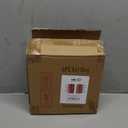 GBhome 12 OZ Stackable Coffee Mugs Set of 4, Ceramic Coffee Cups with Texture Patterns for Man,Woman,Dad,Mom, Modern Mugs Set for Latte/Cappuccino/Cocoa. Dishwasher&Microwave Safe, Red