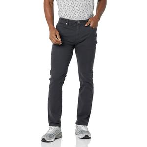 Amazon Essentials Men's Slim-Fit Pants, 5-Pocket Stretch Twill Design (29W x 34L, Charcoal)