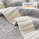 Snuggle Sac Buttery Grey Throw Blanket for Couch, Reversible Super Soft Warm Blankets Cozy Knit Fuzzy Plush Lightweight Throws for Sofa, Bed, Heather Grey, 50"x 60"