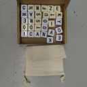 Full Alphabet Crossword Dice Game | Upgraded | 2 Sets of Word Dice - 30 Large Lettered Dice | Fun Family, Travel & On-the-Go Word Game