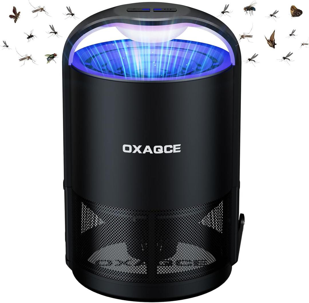 Fly Traps, Fruit Fly Trap Indoor, Gnat Traps, Bug Zapper Indoor,Mosquito Traps with 10 Sticky Glue Boards, White