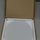 DARENYI 8 inch Glass Round Mirror Circle Wall Mounted for Bathroom, Living Room, Home Decor, Small Round Mirror Plate Trays for Wedding Table Centerpieces (7.9"L x 0.1"W)