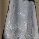 palassio Striped Beige 100% Cotton Quilt Queen Size Bedding Sets, Lightweight Crinkly Channel Pick Stitch Textured Bedspread Soft Shabby Chic Farmhouse Country Coverlet for All Season, 2 Shams