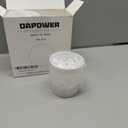 Ice Ball Maker Mold - Set of 4, Round Ice Cube Mold, 2.4 Inch Sphere Ice Cubes for Whiskey, Cocktails, Bourbon (4, White)