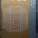 DUMOS Dog Playpen 40 Inch 8 Panels Indoor Outdoor Metal Pet Fence