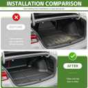 Trunk Mat for 2021-2026 Kia K5 / 2020-2026 Hyundai Sonata Rear Cargo Mat All Weather TPE Protector Trunk Liner Accessories