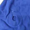 Dog Sweater for Small, Medium, Large Dogs - Warm Winter Turtleneck Pet Clothes for Puppies and Cats - Cute Classic Christmas Coat for Girls and Boys (Dark Blue) XXXL 