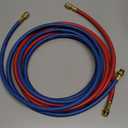 Robinair 34722 Replacement 9' Long Red and Blue R-134a Enviro-Guard Hose Set for 34788, 34288, and 34134Z RRR Machines