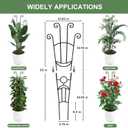 32.6in Monstera Plant Support Stakes for Indoor Plants, Metal Garden Plant Trellis for Climbing Plants, Pothos Vine Snake Climber Support2p