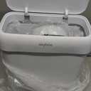 funest 2 Pack Bathroom Can with Pop-Up Lid,3 Gallon & 2.7 Gallon Small Spaces Plastic Garbage Can,Slim Wastebasket for Bathroom, RV, Office, White