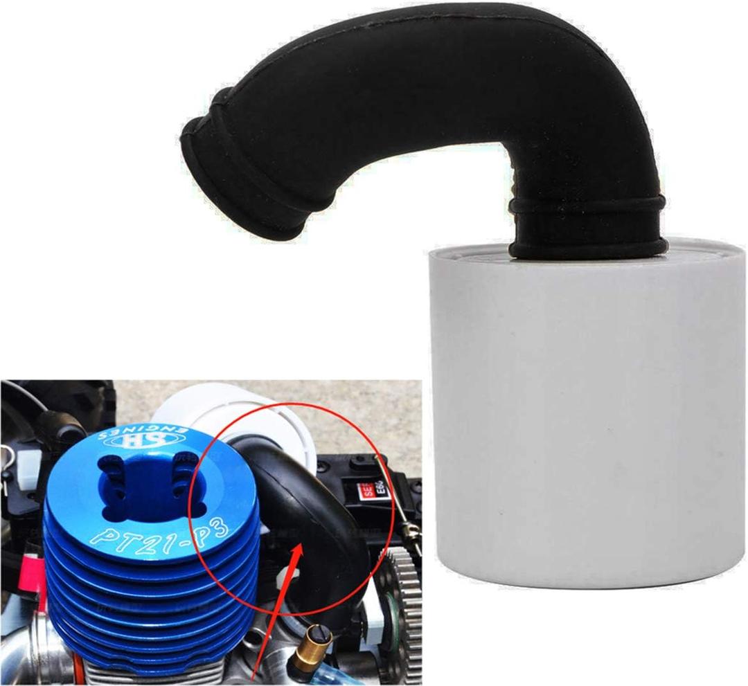 ShareGoo RC 1/8 Air Filter Cleaner Upgraded Parts Fit SH.28 Engine Compatible with HSP Axial Traxxas Redcat Losi Himoto 1/8 RC Nitro Car Truck Buggy