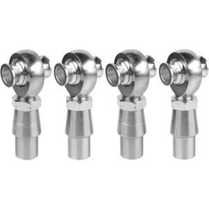 3/4 Heim Joint Rod End Kit,.750" Chromoly Heim Joints Panhard Rod End Kit for Steering,Suspension, Traction Bars, Right&Left Hand Thread with Spacer,Tube Adapters & Jam Nuts - 2Set