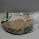 WDF 12Inch Plastic Charger Plates - 25Pack Gold Charge for Dinner - Disposable Gold Charge Plates - Perfect for Dinner/Wedding/Thanksgiving Party/Elegant Tabletop Decor