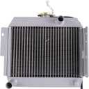 Water Tank Radiator AM116381 AM116382 VGA1097 1406-6365 Compatible with John Deere 4X2 6X4 Military Gators Trail Gators Green Trail Worksite