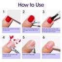 2 x Gellen Gel Nail Polish Remover - 2Pcs Gel Polish Remover for Nails with Cuticle Pusher and Cuticle Oil, Quick & Easy Gel Nail Polish Removal in 2-5 Minutes, No Need Soaking or Wrapping 15ml 0.5fl.oz