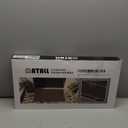 MATALL Waterproof Outdoor Door Mat - 36x24 Inches Interlocking Large Thick Outside Doormat with Drainage Holes for Indoor Home Entrace Garage Pool Deck (Beige)