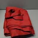 Deconovo Christmas Blackout Curtains, Thermal Insulated, W52 x L45 2 Panels, Back Tab, Machine Washable, Room-Darkening Drapes for Bedroom/Living Room Red