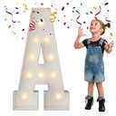 3FT Marquee Light Up Letters, Large Marquee Letters, Mosaic Balloon Frame Letter Big Letter For Engagement Wedding Decorations Birthday Party Backdrop Decor, Balloon Arch Kit Letter A