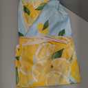 Horaldaily Summer Tablecloth 60×84 Inch Oval, Lemon Cat Blue Yellow Green Washable Seasonal Table Cover for Party Picnic Dinner Decor