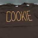 Cookie Shirt Adult Kids Men Women Chocolate Cookie Costume T-Shirt, Size 2XL