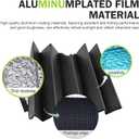 Car Window Shades, Front Window Sunshade Cover, Keep Vehicle Cool, Foldable Blocks Car Accessories (Black, 57x27In)