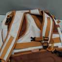 Taygeer Backpack for Women, College Backpack with Laptop Compartment & Shoe Pouch, 35l Travel Laptop Mochila Carry On Luggage, Airline Approved Personal Item Bag For Weekender Gym Hiking, Khaki White (Large)