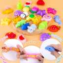 VISCOO 40 Pack Easter Basket Stuffers, Squishy Toys, Mochi Squishy Party Favors for Kids,Kawaii Squishies,Treasure Box Toys for Classroom Prizes, Easter Basket Gifts Goodie Bags Fillers Birthday Gift