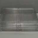 2 Pack Large Hat Organizer Box, Stackable Clear Baseball Caps Holder Box Containers with Sliding Door for Hats Snapback Cap Storag, Hat Rack Display Case, Holds 20 Hats Each -Clear