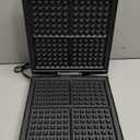 Baker's Friend Multi Shapes Waffle Iron, A Combo of Mini Waffle Maker, American Classic Waffle Maker, Belgian Waffle Machine Thick & Chaffle Maker, Waflera Electrica, With 2 Silicone Molds, Graphite