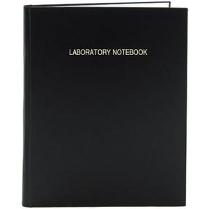 BookFactory Black Lab Notebook - 168 Pages (.25'' Grid Format) 8 7/8'' x 11 1/4'' Black Cover, Square Spine, Section Sewn Hardbound (EPRIL-168-LGS-LKT1) BookFactory Black Lab Notebook - 168 Pages (.25'' Grid Format) 8 7/8'' x 11 1/4'' Black Cover, Square Spine, Section Sewn Hardbound (EPRIL-168-LGS-LKT1)
