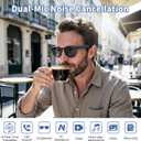 AI Smart Glasses with 8MP Camera ,Photo Capture,4K Video ,Real Time Translation, Recording,GPT Identify Objects, Open-Ear Audio,Photochromic Lenses Bluetooth Wearable tech Glasses for Travel Vlog Work
