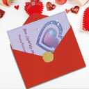 3 x Romantic Valentines Day Cards Gifts for Him Her Men Women, Happy Valentines Card for Husband Wife Boyfriend Girlfriend, Love Cards (LD307)