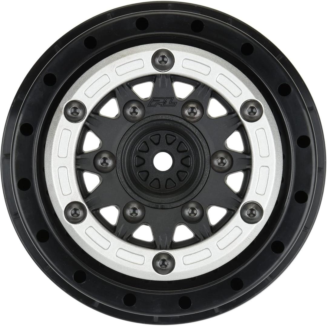 Pro-line Racing 1/10 Raid Bead-Loc F/R 2.2/3.0 SC 2 Silvr/Blk PRO281103 RC Tire