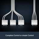 ARCTIC Liquid Freezer III Pro 420 A-RGB (White) - AIO CPU Cooler, 3 x 140 mm Water Cooling, 38 mm Radiator, PWM Pump, VRM Fan, AMD AM5/AM4, Intel LGA1851/1770 Contact Frame - White