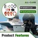 ALL-CARB Carb Carburetor Repair Kit Replacement for Johnson Evinrude 439073 431897 18-7219 6 8 9.9 15 20hp