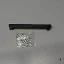 Top Knobs M1159 Nouveau III Collection 5-1/16" Square Bar Pull, Flat Black